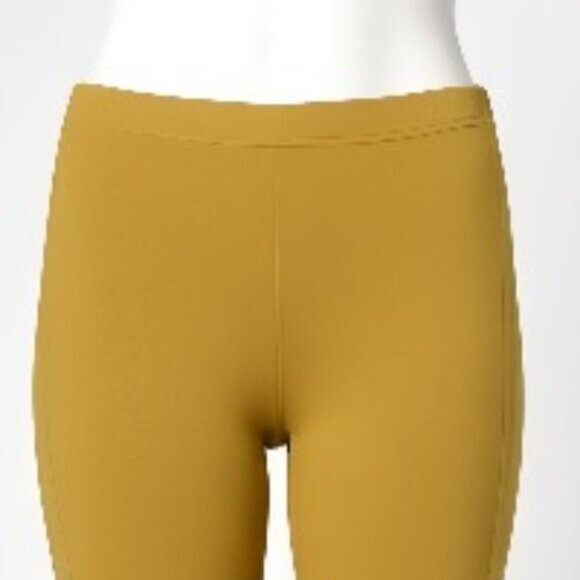 LOGO by Lori Goldstein Logo Layers By Lori Goldstein Leggings w/ Lace Panel L - Picture 4 of 13